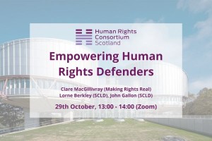 Guest Lecture 5 - Empowering Human Rights Defenders